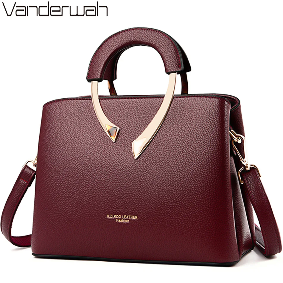 Women'S Tote Bags Designer - GENUINE VANDERWAH High Quality Pu Leather