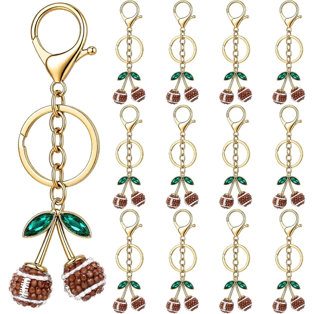2/4/8 Pcs Cherry Football Keyc - Women Bags For Eid review and price