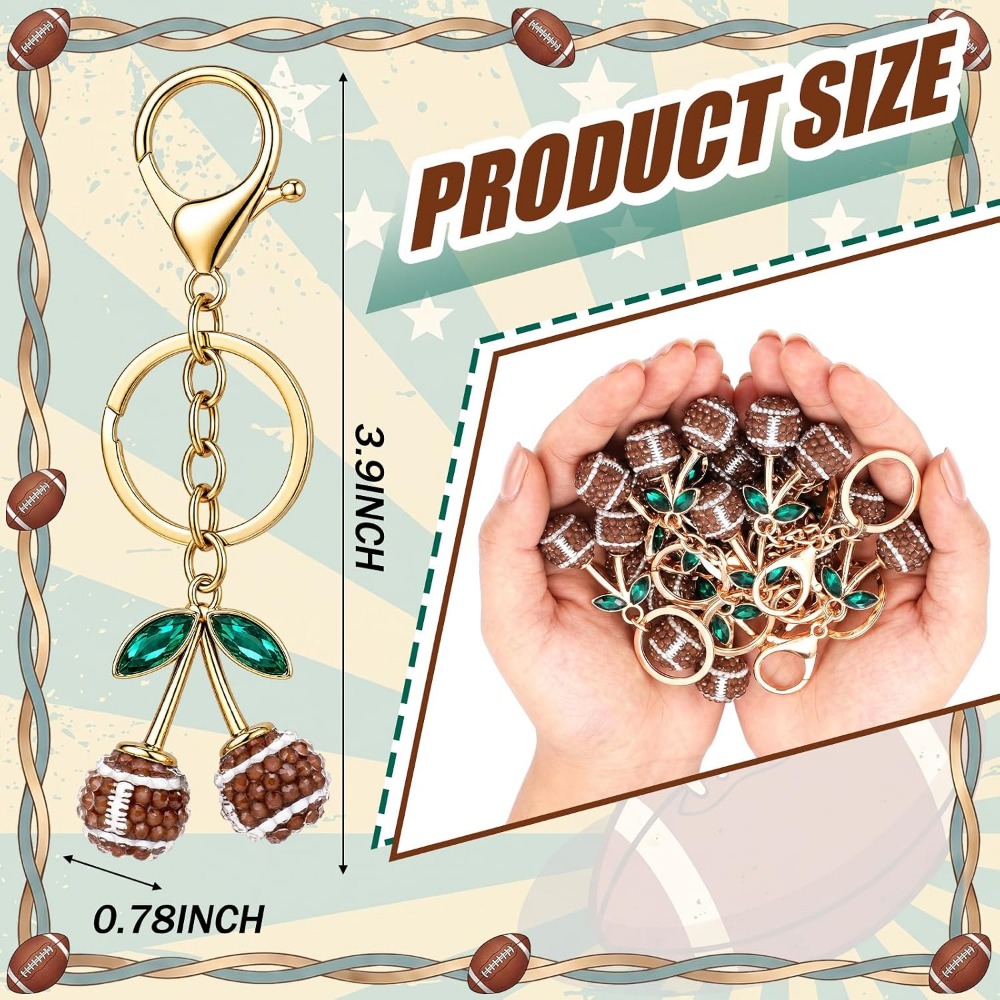 2/4/8 Pcs Cherry Football Keyc - Women Bags For Eid review and price