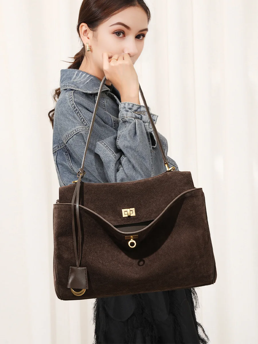 Autumn Winter Women's Suede Ge - Women'S Tote Bags Designer review and price
