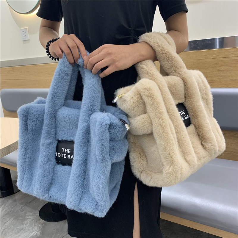 Winter Women Faux Fur  Plush T - Women'S Tote Bags Designer review and price