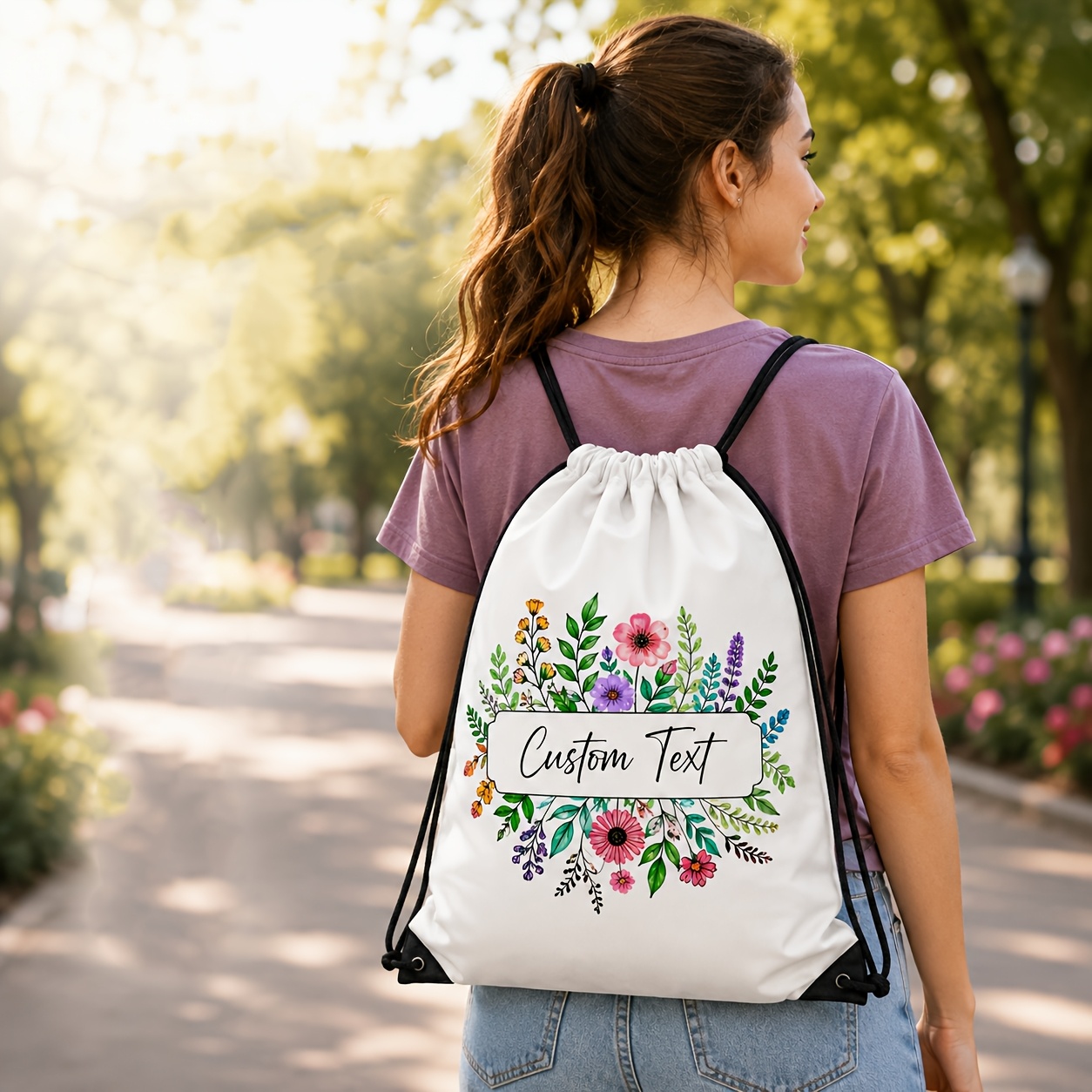 Personalized Drawstring Bag Cu - Women Bags For Eid review and price