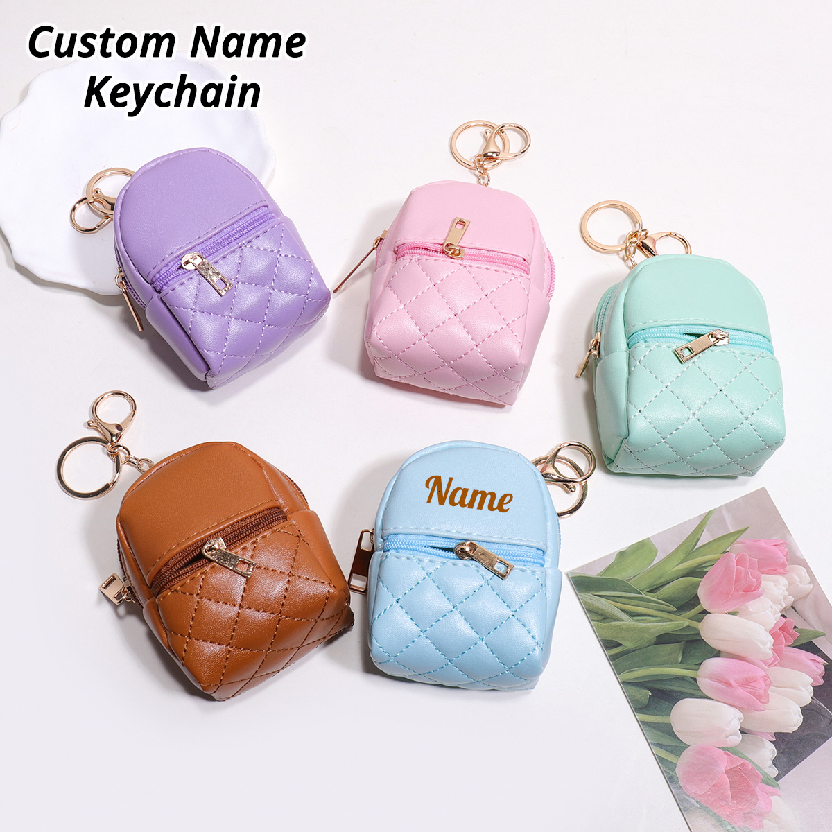 Mini Custom Name Keychain Coin - Mini Purse Chain review and price