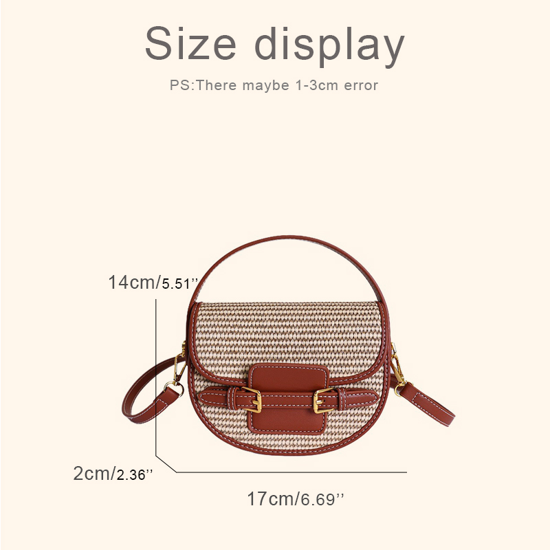 England Style Mini Straw Saddl - Women Bags Luxury review and price