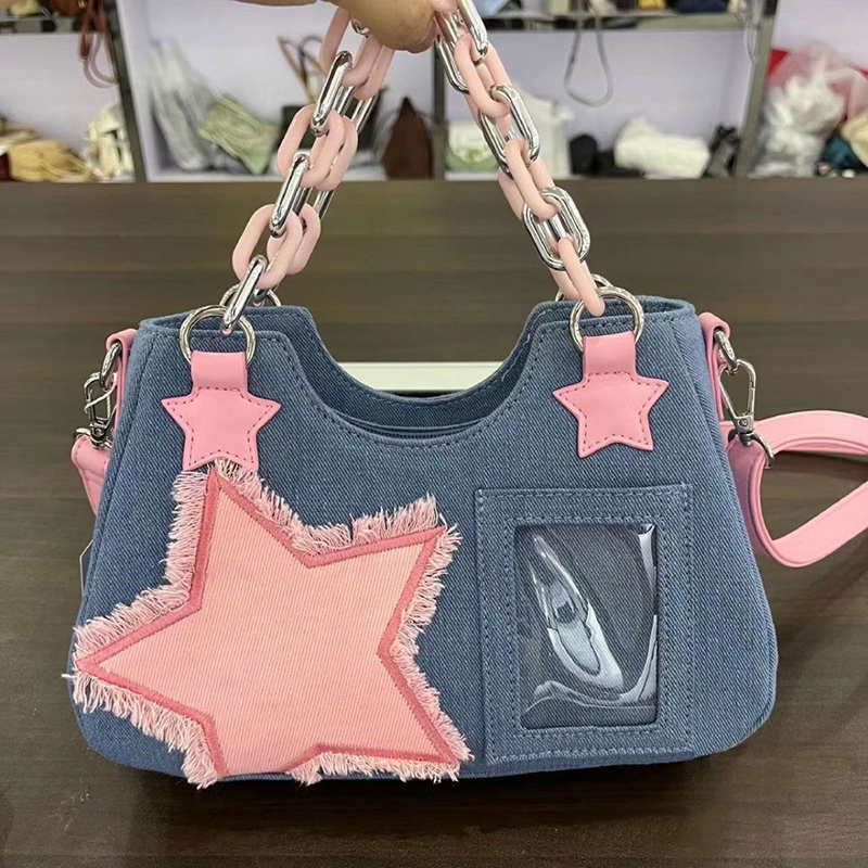 Denim Women Underarm Shopper T - Women'S Tote Bags Designer review and price