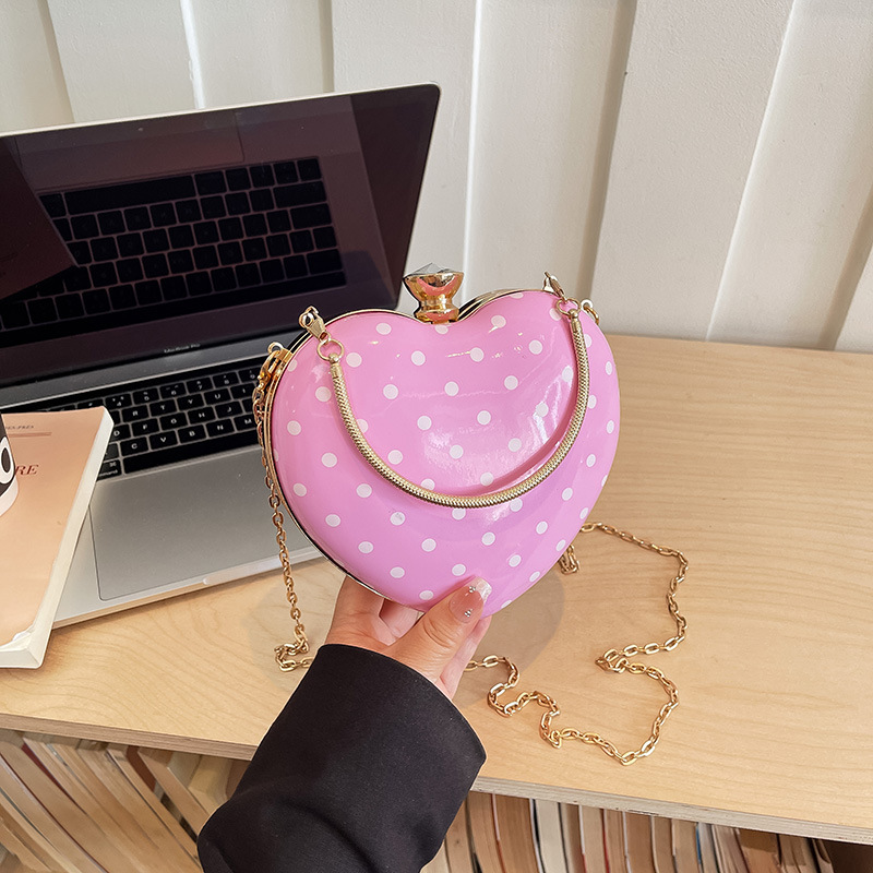 Cute Heart Shape Mini Bags Swe - Mini Purse Chain review and price