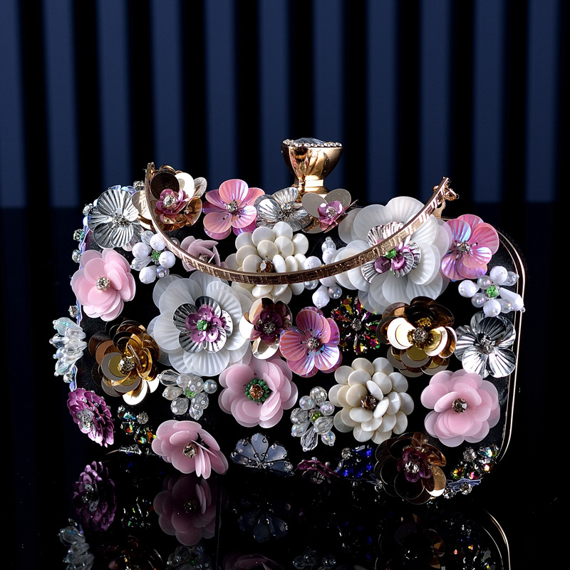 Fashion Women Bags Flower Diam - Mini Purse Chain review and price