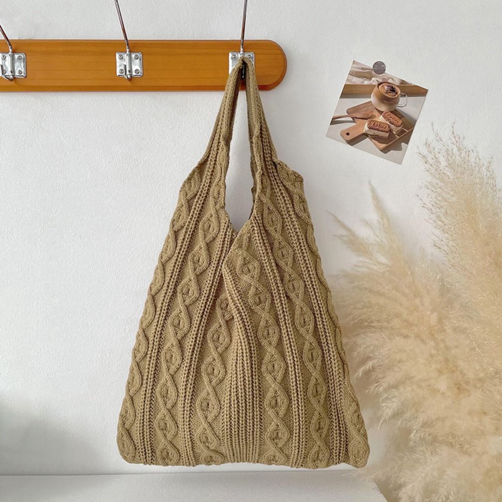 Knitted Braid Crochet ToteBag  - Women'S Tote Bags Designer review and price